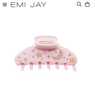 Emi Jay x Frasier Sterling large claw hair clip - Moon Dust